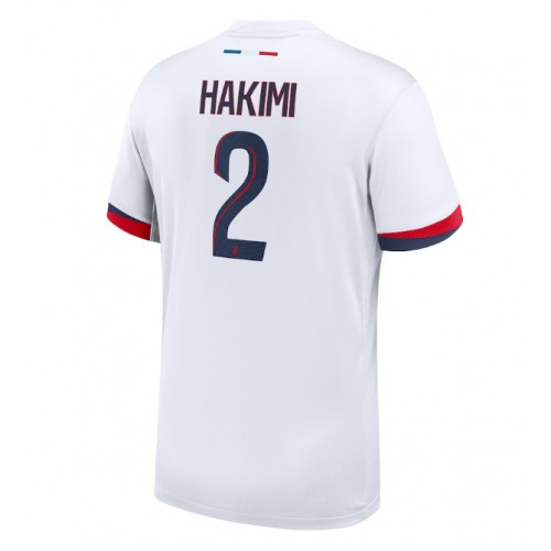 Fotballdrakt Herre Paris Saint-Germain Achraf Hakimi #2 Bortedrakt 2024-25 Kortermet